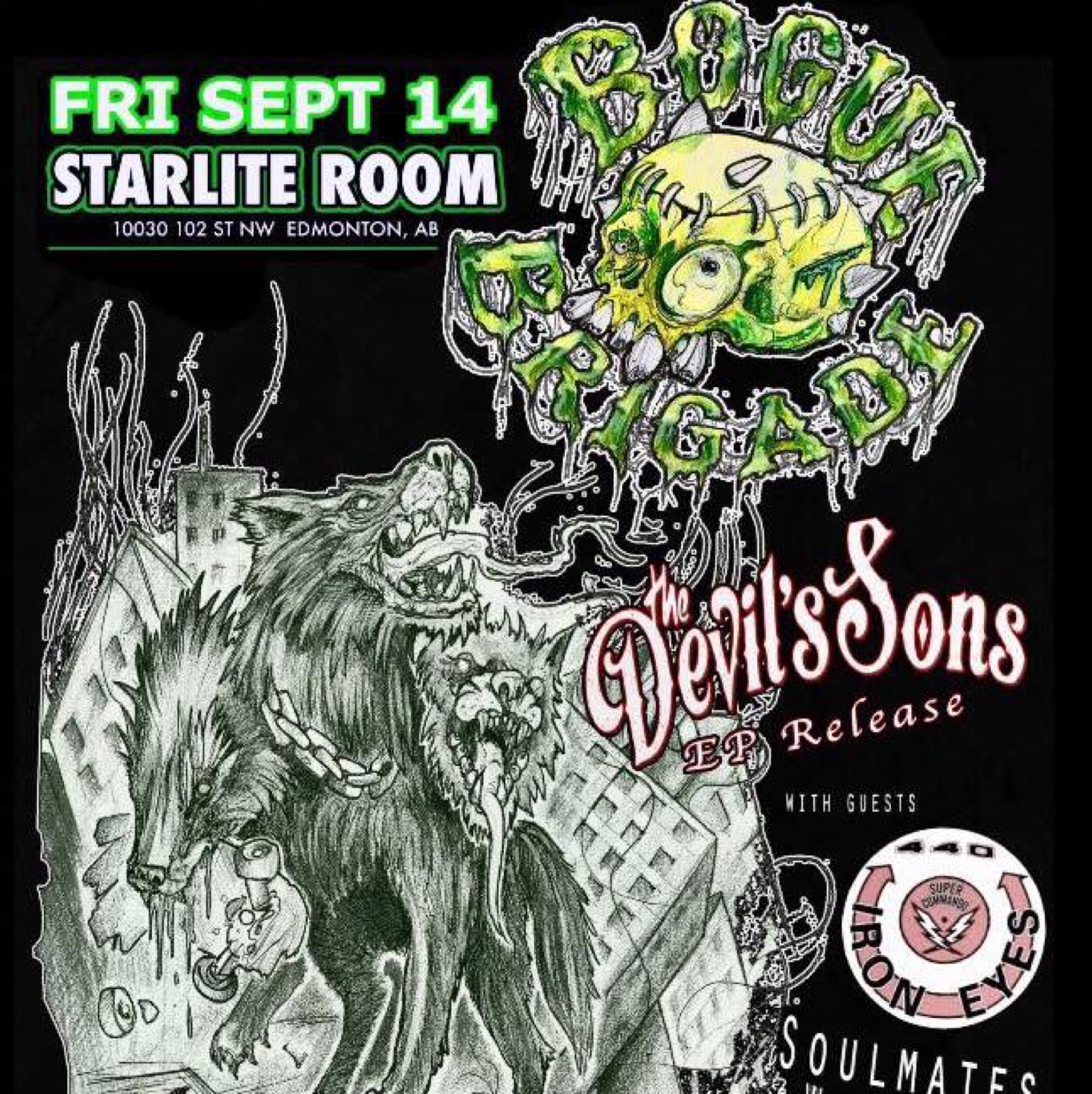 Poster: EP Release Party w/ Bogue Brigade