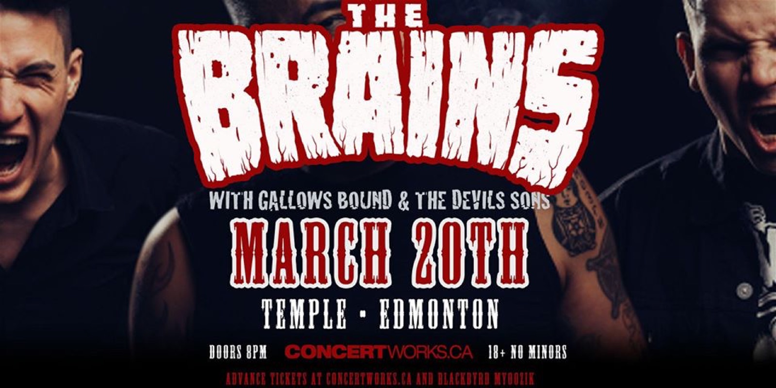 Poster: The Brains & Gallows Bound
