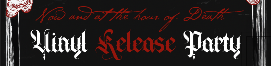Poster: Now and at the Hour of Death Album Release w/ guests
