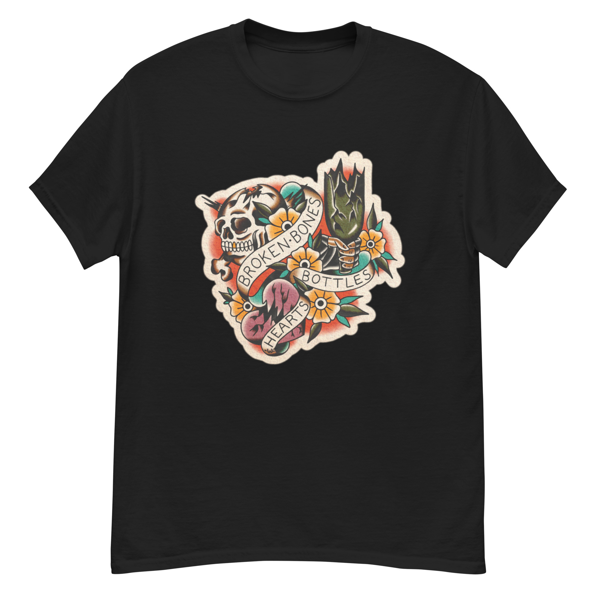 Broken Bones Bottles & Hearts Unisex Classic T-shirt
